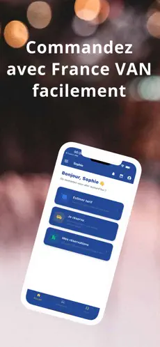 France VAN App - Réservation